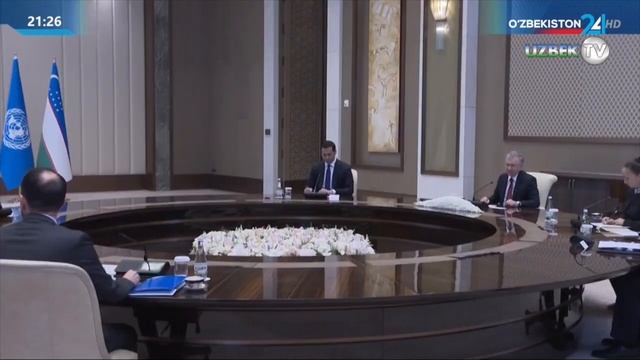 Шавкат Мирзиёев Одри Азуле билан учрашув ўтказди