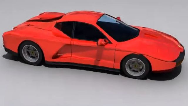 3D Ferrari FZ 93 Zagato