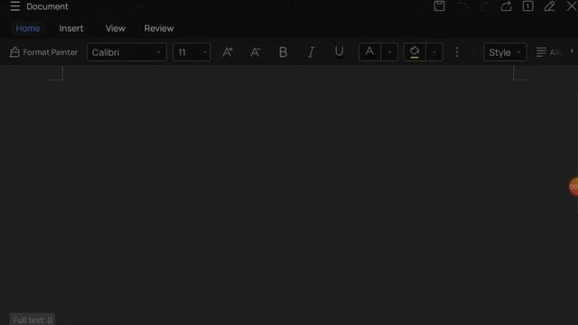 Menampilkan RulerPenggaris di Word Android Polaris Office WPS Office Ms. Office