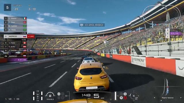 Gran Turismo Sport Renault Sport Clio'16 (PS4 PRO) смотреть онлайн