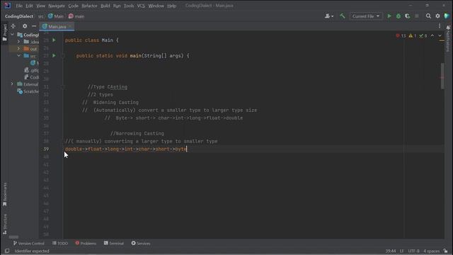 Type Casting In Java Programing