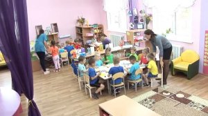 Воспитанники детского сада «Созвездие» поздравили пенсионеров района с Днем пожилого человека