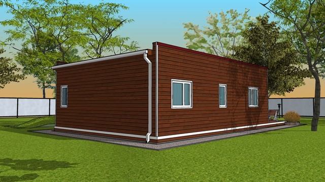 Проект дома 7 на 10 | Планировка 50 квадратов "Альтер 2" смотреть онлайн