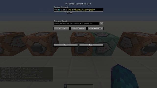 How to /title Tutorial in Minecraft [1.17] смотреть онлайн