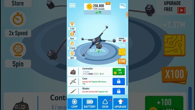 Idle Gadgets - Building Drone