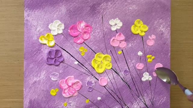 Рисуем красивые цветы. смотреть онлайн