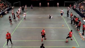 Вышибалы(dodgeball) Men Gold Canada vs USA 2nd Half 2014