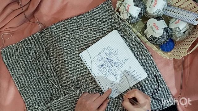 мк - ФУТБОЛКА ЖЕНСКАЯ СПИЦАМИ частичным вязанием