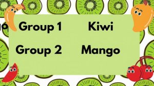 Fruit Canon Mango, Kiwi, Banana Backing Track