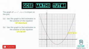 Solving Simultaneous Equations Graphically (with Quadratics!!) | Grade 7+ Series | GCSE Maths Tutor