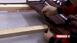Монтаж черепицы TONDACH: Крепление черепицы