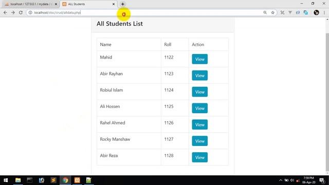 Single View & Delete | Data View Part Two | PHP Online Bangla Tutorial By Mahid | Part 4