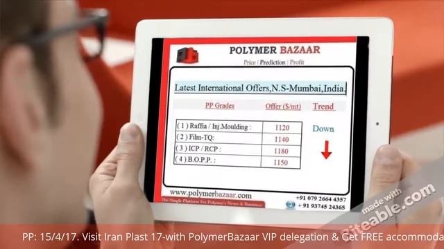 Daily Video News:PP- Week On Week@China Spot offers:CNY/t This wk:8291 Last wk:8345. смотреть онлайн