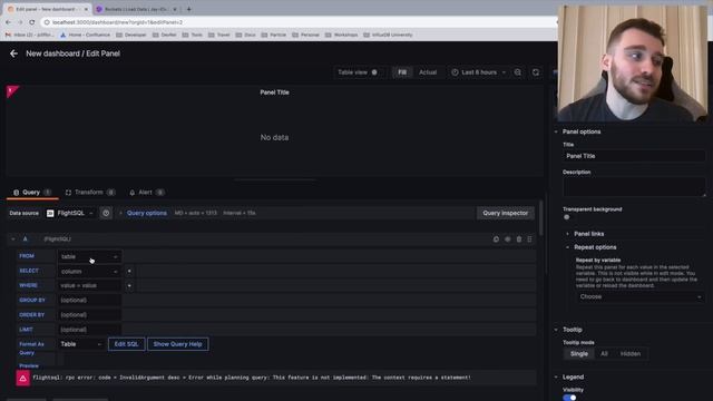 Tutorial: Querying InfluxDB with SQL and Grafana смотреть онлайн
