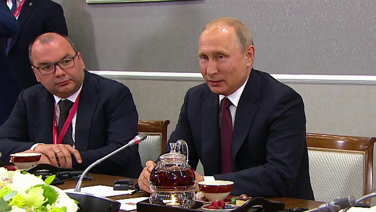 Владимир Путин высказался о расширении НАТО во вре...стречи с главами ведущих мировых информагентств