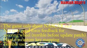 NASCAR racing comparison: modded Assetto Corsa vs Nascar Heat 3