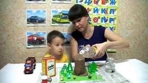 ФОКУСЫ ДЛЯ ДЕТЕЙ. ДЕЛАЕМ ИЗВЕРЖЕНИЕ ВУЛКАНА ИЗ СОДЫ И УКСУСА