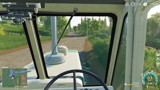 ЗАКОНЧИЛАСЬ СОЛЯРКА НА ТРАКТОРЕ Т-150 ВО ВРЕМЯ РАБОТЫ В ПОЛЕ! Farming Simulator 19 смотреть онлайн