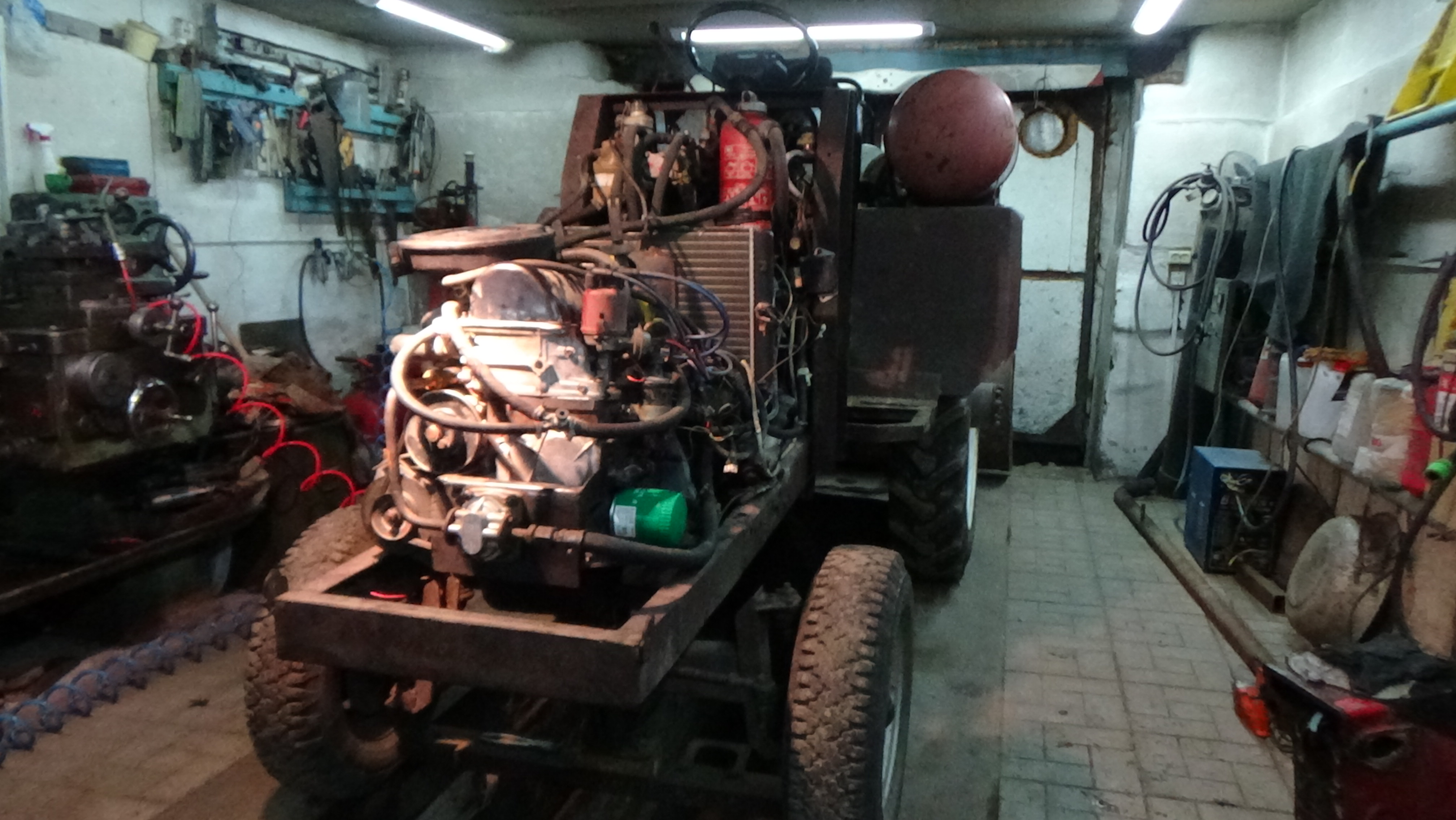 Модернизация самодельного трактора 2013 (перезалив)