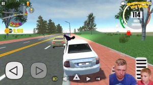 МАШИНКИ ЛАДА ПРИОРА Таксует в ГОРОДЕ!!! ИГОРЮША и ПАПА гоняют на ЛАДЕ!