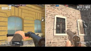 World War Heroes VS World War 2 Battle Combat | Weapons, Physics & Graphics Comparison