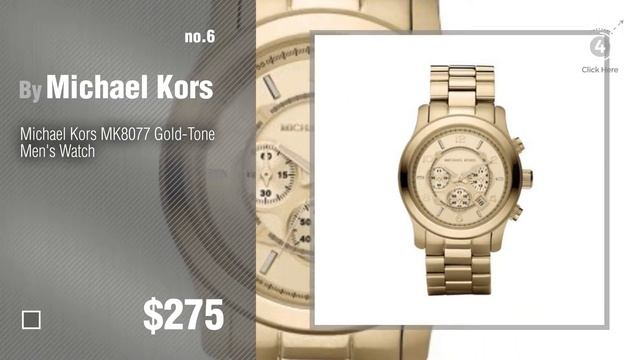 Michael Kors Gold Watch Mens, Best Sellers Collection // Men's Fashion Designer Shop смотреть онлайн