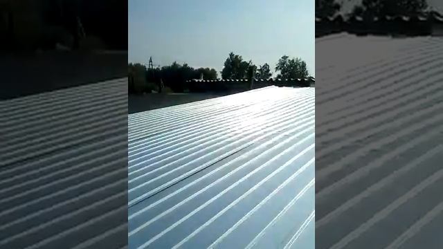 Roof repair profiled sheet is very fast and cheap!))