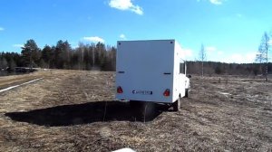 Самодельный прицеп дача караван первый выезд