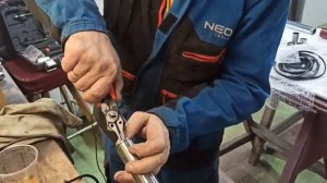 Установка траверсы и переборка вилки Ява 559