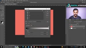 Learn Gradients in Adobe Photoshop CC 2023 -  Class 10 Urdu / Hindi