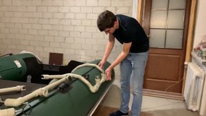 Держатель удилищь на боковые балоны лодки ПВХ