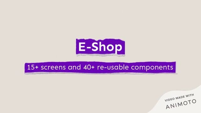 E-Shop - React Native UI E-commerce Template смотреть онлайн