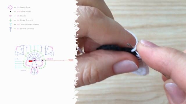 How to Crochet a Skull Granny Square | Full Crochet Tutorial | Как связать череп крючком