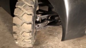 Управляемый мост вилочного автопогрузчика