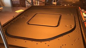 Термо-вакуумная формовка пластика. Дверь для кемпера.