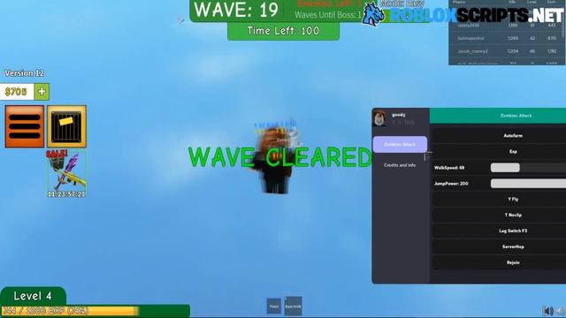 [KILL ALL!] Roblox Zombie Attack Hack Script GUI: Auto Farm, ESP, Noclip & More! смотреть онлайн