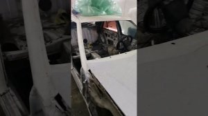 Мерседес W 124, восстановление кузова, замена порогов мерседес