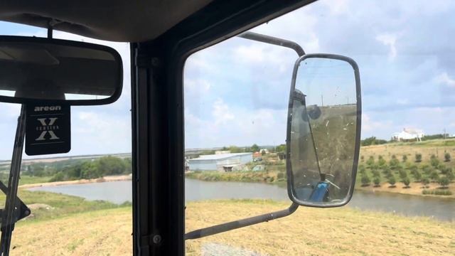 Собираем сено в валки на мтз 892 с граблями