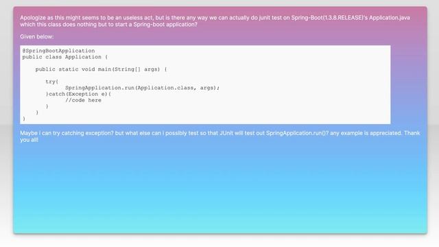 How to JUnit Test Spring-Boot's Application.java смотреть онлайн