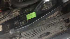 Mercedes W140. Замена насос ОЖ помпа_2