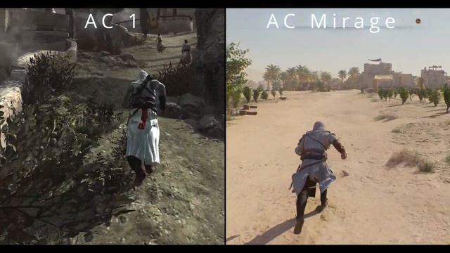 Assassin's Creed 2007 VS Assassin's Creed Mirage : Graphics comparison смотреть онлайн