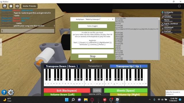 How to Play Piano in Roblox Automatically with No Download (READ DESC) смотреть онлайн