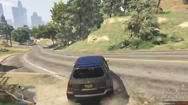 Мое первое видео!!! GTA 5 тюнинг #Benefactor Serrano# и краш-тест!