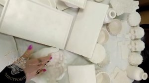 Новые композиции из гипса, готовятся ,а сейчас проходят сушку после грунтовки #ручная_работа #гипс