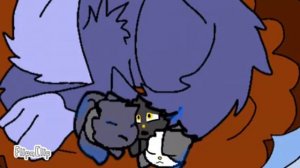 Коты-воители/Синегривка отдаёт котят Жёлудю/