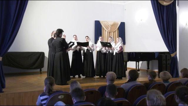 Осмогласник Сретению 'На херувимех седяи' смотреть онлайн