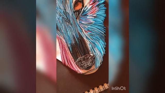 Wolf quilling #quilling_wolf #art #handmade # quillingartist смотреть онлайн