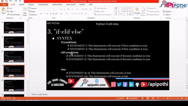 7. Python Tutorial - if elif else in Python | Python Programming Full Course Step by Step Coding