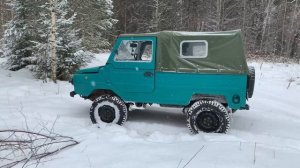 ЛУАЗ 969 М - Тест резины АИД-23