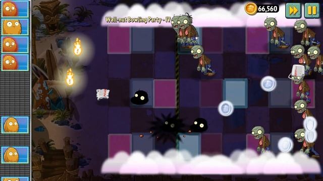 Plants vs Zombies 2 IZM (I, Zombie Edition) Wall-nut Bowling Party 4 PvZ2 смотреть онлайн